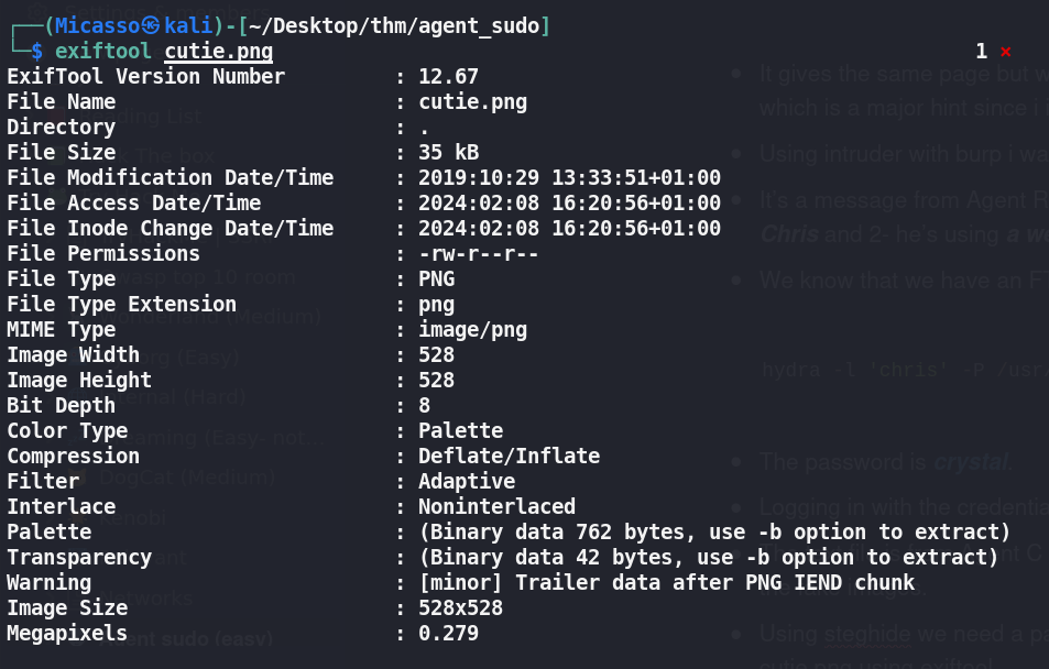 Agent Sudo machine tryhackme writeup - Alienbot Portfolio